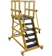Model No. F10300 Fibreglass Double Step Ladder for Electrical, Home and Commercial Access Use, Professional Insulated Climbing Ladder for Maintenance, Storage and Daily Working Tasks 